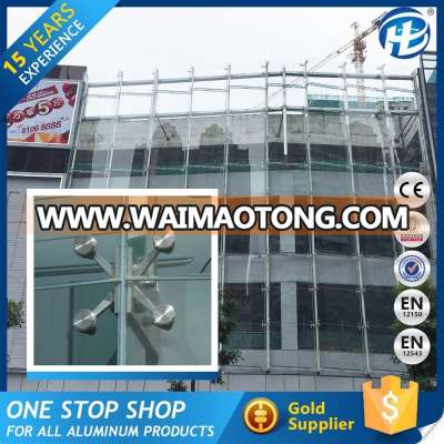 Alibaba Shop Glass Curtain Wall Spider Facade