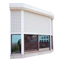 2020 new style aluminium window roller shutter roller shutter exterior window bullet proof window industrial roller shutter