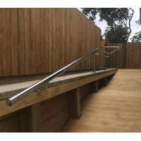 Simple-style Aluminium  balustrade modern design stair Handrail/Glass Railing/Deck Railing for balcony