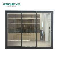 Aluminum multi sliding door patio door  tempered Glass sliding  door AS2047