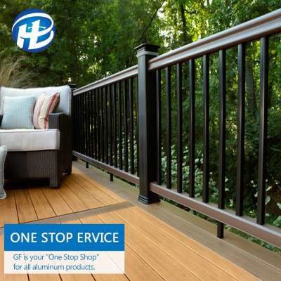 hot sale Verandah Vertical Stainless Steel Balustrade Round Modern Design For Balcony Railing