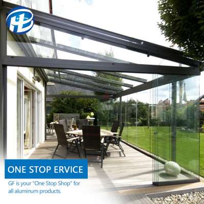 outdoor homely house cheap sunroom windows outdoor solarium aluminum alloy garden house