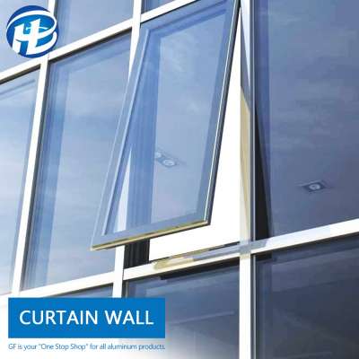 aluminium storefront windows glass wall designer aluminium facade curtain wall glazing jobs