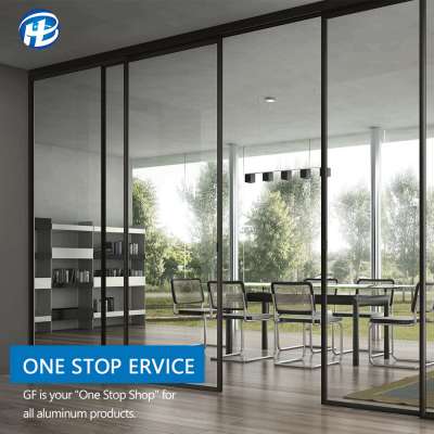 cheap custom modern oversized sliding doors large big glass commercial sliding doors