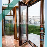 ROOMEYE folding door with double glass